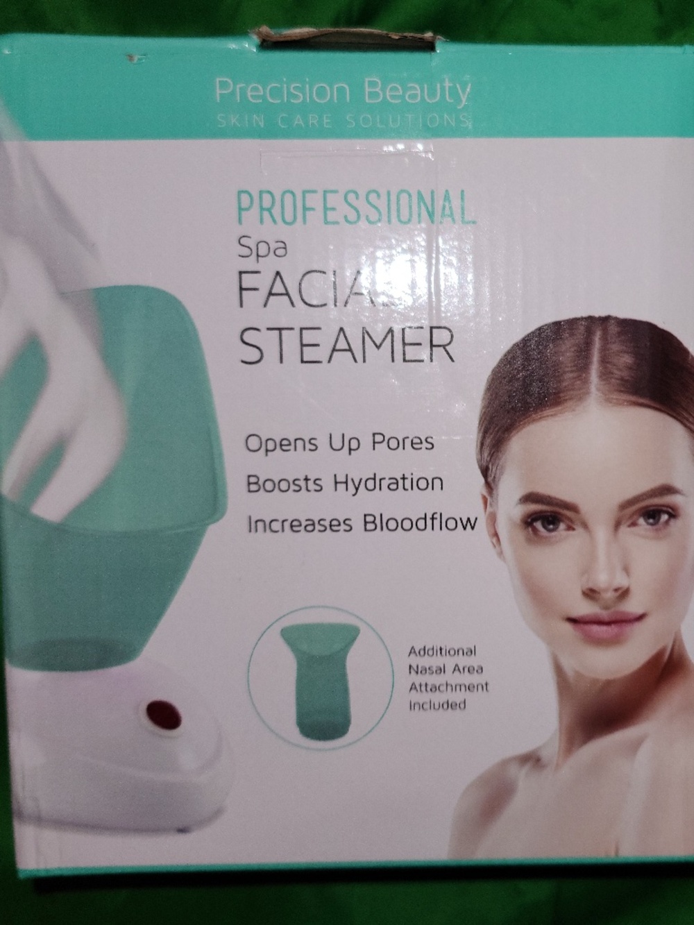 Professional Precision Beauty Facial Steamer - Mint/Turquoise NWOT